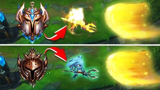 WILD RIFT - CHALLENGER MOMENTS vs BRONZE MOMENTS