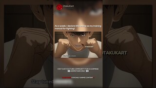 As a weeb, I declare this anime as my training manual for fighting! 🗿 #anime #animeedits #shorts