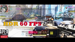 Apex Legends Mobile Gameplay Android FPP HDR 60 FPS NEW BETA ROG PHONE 5  12GB RAM 2021