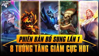 Liên quân 8 Tướng Chỉnh Sửa Update BỔ SUNG LẦN 1 Volkath, Ignis, Lorion, Dirak chiến trường mùa đông