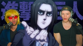 ATTACK ON TITAN EPISODE 19 REACTION! (Season 4) TWO BROTHERS!