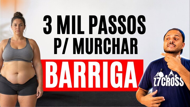 3.000 passos para murchar a barriga: Treino leve para iniciantes (sem impacto)!