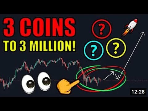 TOP 3 COINS TO 3 MILLION (Cryptocurrency Picks To Become Millionaire)