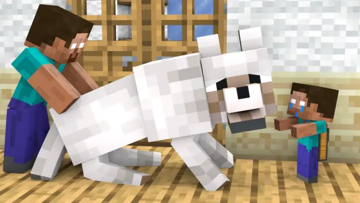 Monster School : Hey! The Giant Dog, What's Wrong With You? - Minecraft Animation
