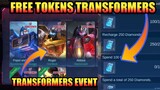 Free Tokens Transformers Event Release Date | Guaranteed Trasnformers Skin Roger "Grimlock" |MLBB