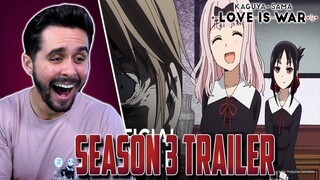 "I CANT WAIT" Kaguya-sama Love is War Season 3: Ultra Romantic Official Trailer REACTION!