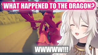 Botan Funny Moments Using Dragons In TABS 【Hololive English Sub】