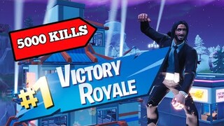 WINNING WITH JOHNWICK SKIN(Fortnite Battle Royale)#4