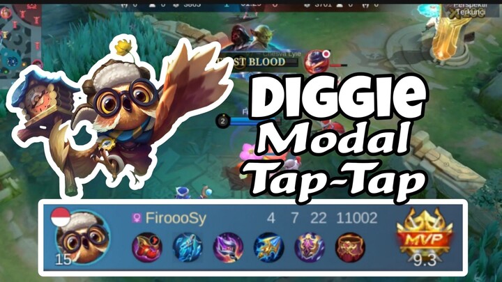 Highlight MLBB | Diggie Modal Tap-Tap dapat MVP 🤯🤯