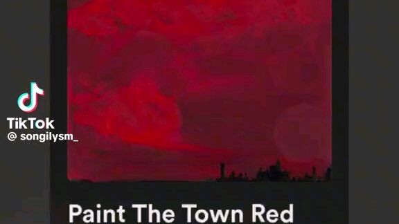 paint the town red