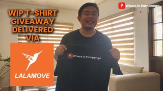 Giving away WIP TShirts delivered via LALAMOVE