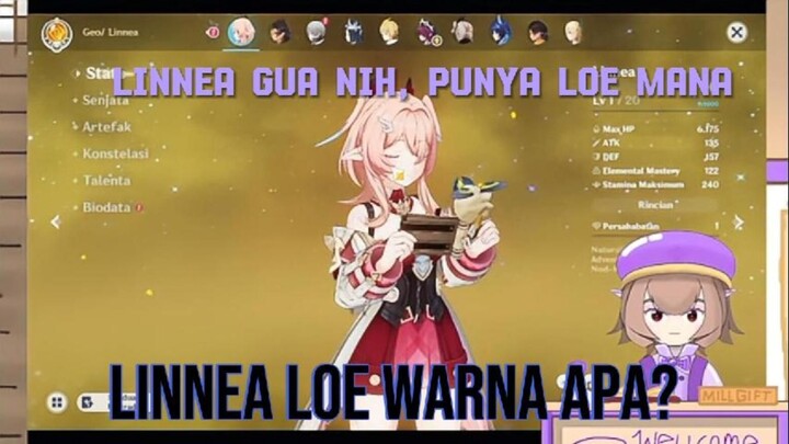 linnea loe warna apalinnea itu merah bukan ijo