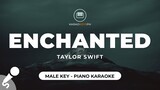 Enchanted - Taylor Swift (Male Key - Piano Karaoke)