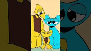 Yellow X Cyans BABY HAPPINESS | RAINBOW FRIENDS CHAPTER 2 ANIMATION #rainbowfriendschapter2 #shorts