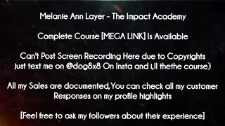 Melanie Ann Layer  course - The Impact Academy download