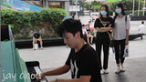 Jay Chou - 'Noctune' Piano Cover | Street Performance