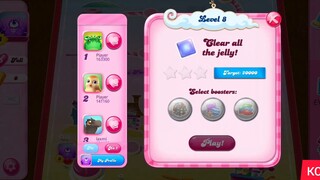 CANDY CRUSH SAGA LEVEL 8 (NEW VERSION)