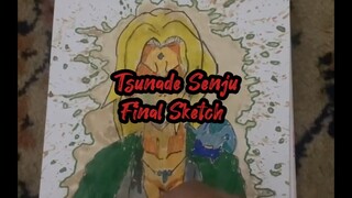 Drawing Sketch Tsunade Senju Final Sketch