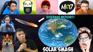 REAKSI ACI GAMESPOT & FROST DIAMOND KEHANCURAN BUMI DISERANG METEOR | Solar Smash Indonesia