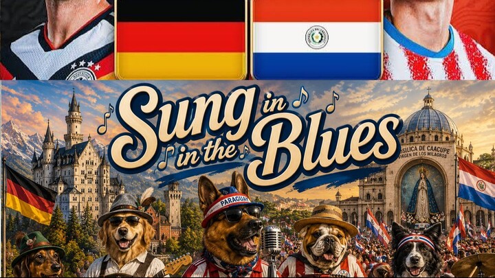 Germany VS Paraguay Sung in the BLUES