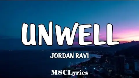 Matchbox Twenty - Unwell  (Jordan Ravi Cover) (Lyrics)🎵