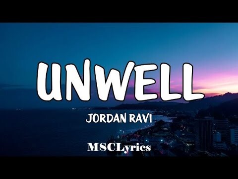 Matchbox Twenty - Unwell  (Jordan Ravi Cover) (Lyrics)🎵