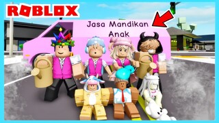 Aku Dan Adiku Buka Jasa Mandikan Anak Di Roblox Brookhaven ft @Shasyaalala