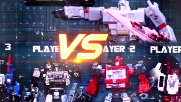 Megatron's solo show, one against four!