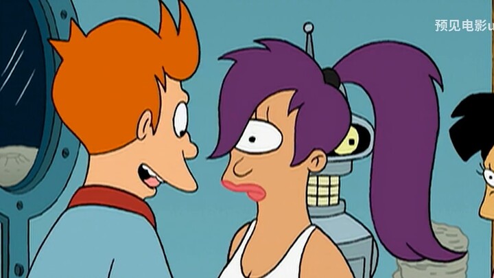 Futurama: Fry lands on the moon, fulfilling a thousand-year-old dream