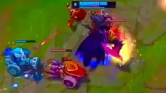 Xerath bị lừa ra khỏi thắt lưng