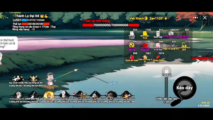 Update câu cá vạn cân