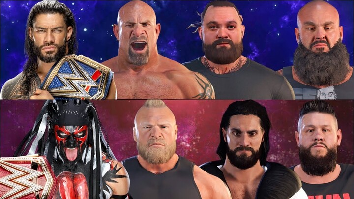 Can Red Universal Champions Defeat Blue Universal Champions WWE 2K22
