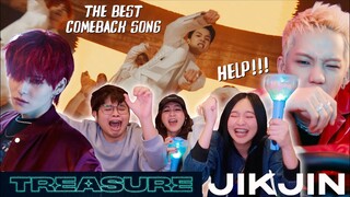 TREASURE - '직진 (JIKJIN)' M/V REACTION 🔥😱🔥 WORTH THE WAIT!!! 😭 | SIBLINGS REACT