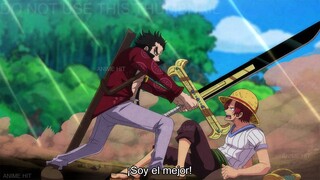 Mihawk Cuenta Cómo Derrotó a Shanks - One Piece