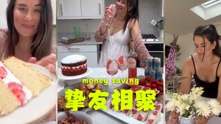 Saving-savvy sister 💖 shows off her cooking skills—cooking up a storm to treat her friends 👭