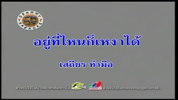 10.อยู่ที่ไหนก็เหงาได้ (คาราโอเกะ) - เสถียร ทำมือ