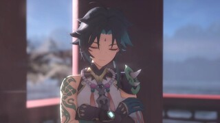 "...Standing asleep?" [4K Live Wallpaper Issue 1] [Genshin Impact / 魈MMD]
