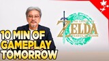 10 Minutes of GAMEPLAY of Zelda Tears of the Kingdom Tomorrow!