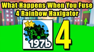What Happens When You Fuse 4 Rainbow Haxigator in Pet Simulator X