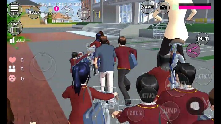 จักรยานสู้ชิวิตสู่วิกฤติน้ำมันแพง(Sakura game)