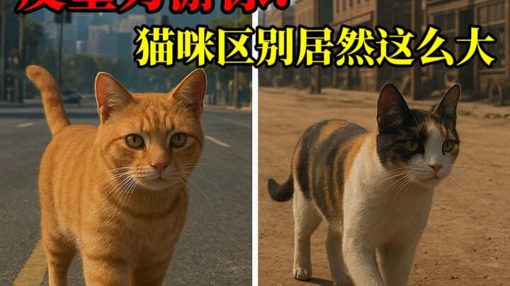 猫咪反重力游泳？大表哥2对比洛圣都的猫咪 区别居然这么大
