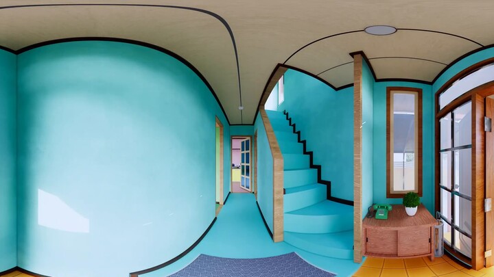 【360° VR】Ngôi nhà của Crayon Shin-chan