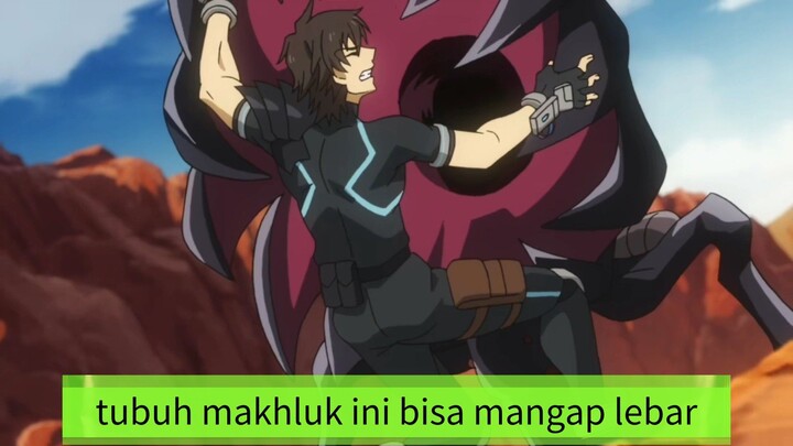 #KompetisiKreasiUnggahan6, bisa - bisanya robot loli ini berlindung di belakang si bro