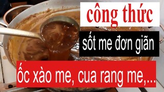 công thức và cách làm sốt me siêu ngon dễ làm | Anh Lee BTR tập 13