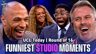 The FUNNIEST moments from UCL Today R016 coverage! | Richards, Henry, Abdo & Carragher | CBS Sports
