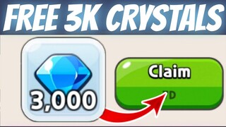 Claim FREE 3,000 Crystals When You Get Here!