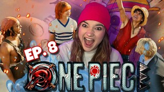 🏴‍☠️ ONE PIECE LIVE ACTION EP. 8  EL FINAL REACCIÓN !! / LINDA ZETINA