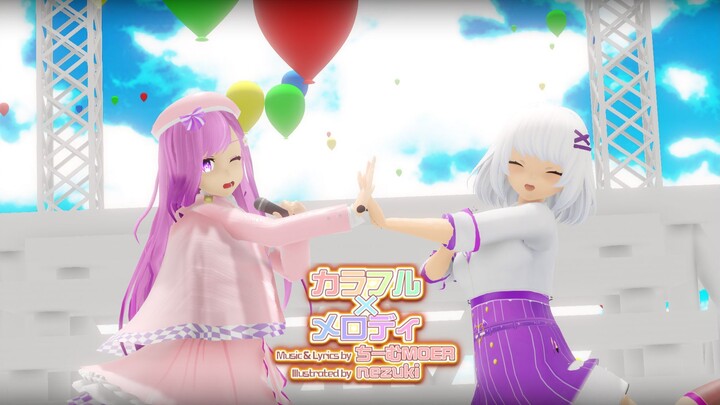 [MMD] Colorful x Melody ( Futsuri & @LilianGrimmxandra )