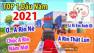 TOP 1 Đầu Năm 2021. Phản Ứng Siêu Đáng Yêu Của Người Lạ Khi Gặp Được "Youtuber RinRin" | PUBG Mobile