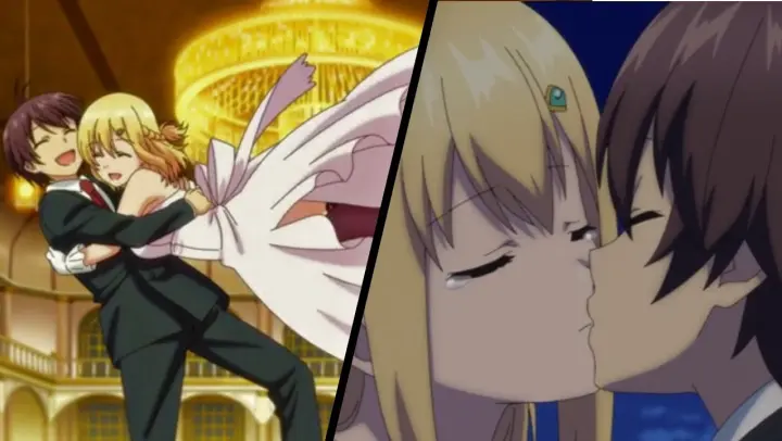 || When You Save Your Cute Childhood Friend And Kiss Her || Anime Romantic Moment ||